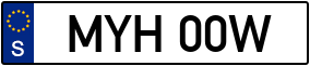 Truck License Plate